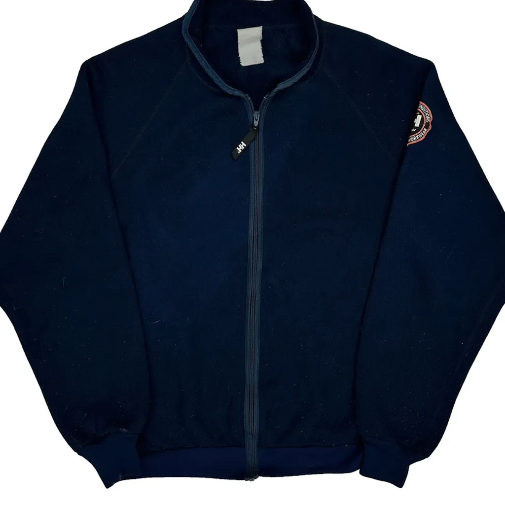 Helly Hansen Fleece Jacket - 2XL Navy Polyester - Image 5