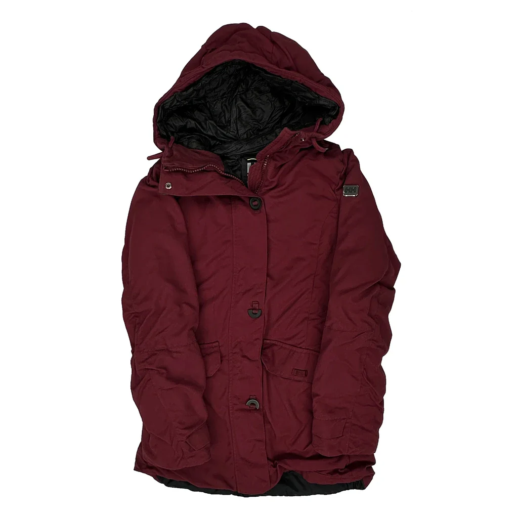 Helly Hansen Parka - Small Burgundy Polyester