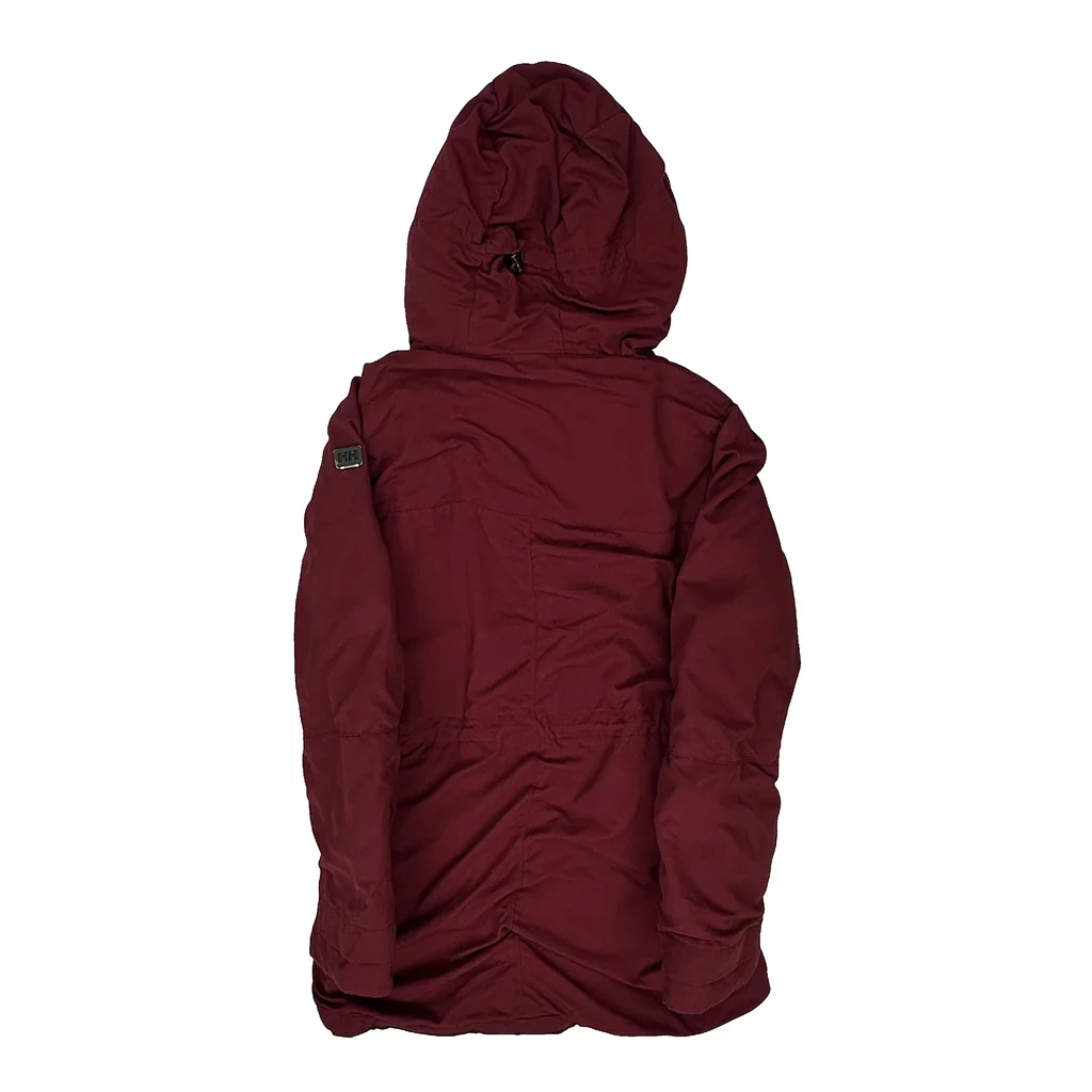 Helly Hansen Parka - Small Burgundy Polyester - Image 2