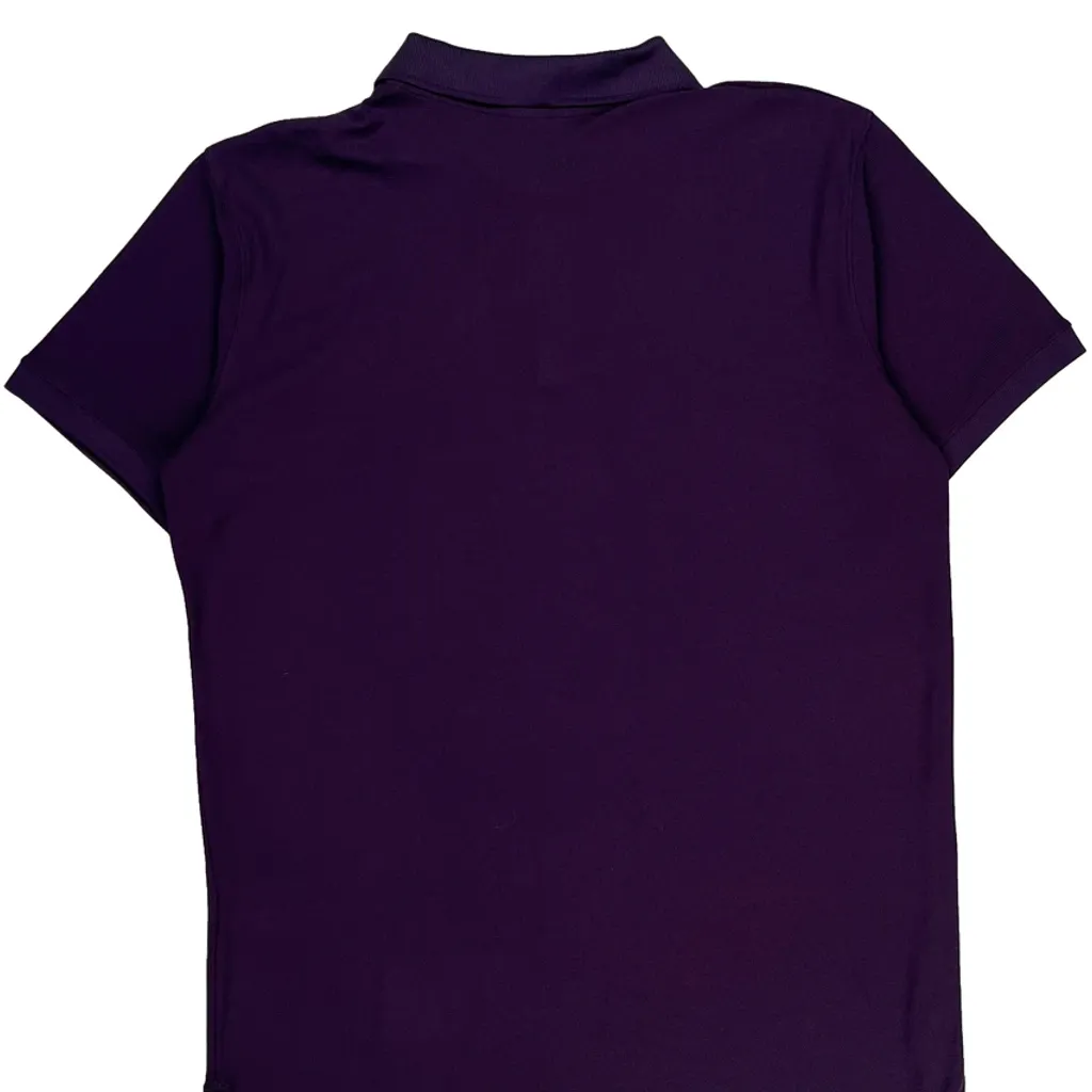 Helly Hansen Polo Shirt - Large Purple Cotton - Image 7