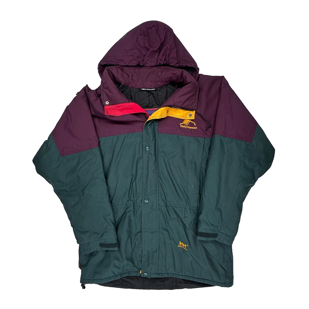Helly Hansen Ski Jacket - Medium Green Nylon