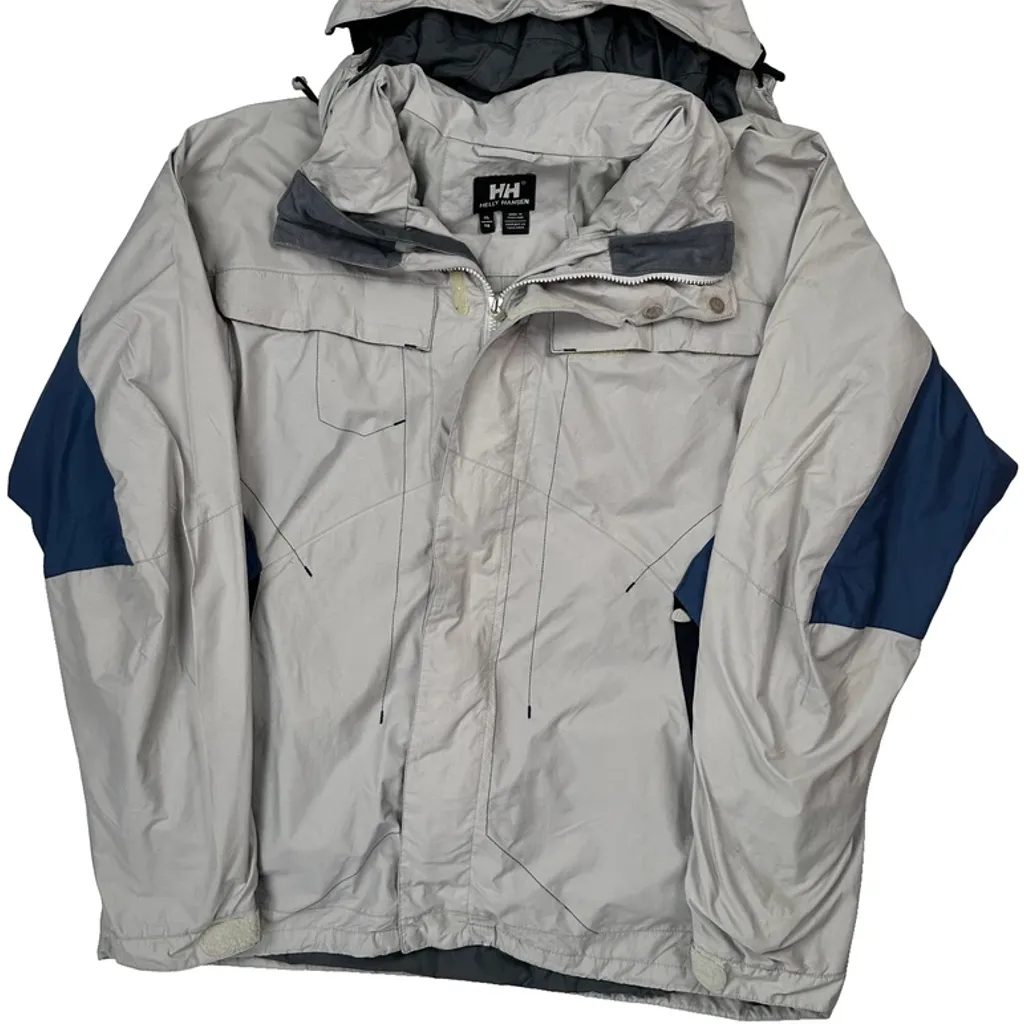 Helly Hansen Waterproof Ski Jacket - XL Grey Polyester - Image 5