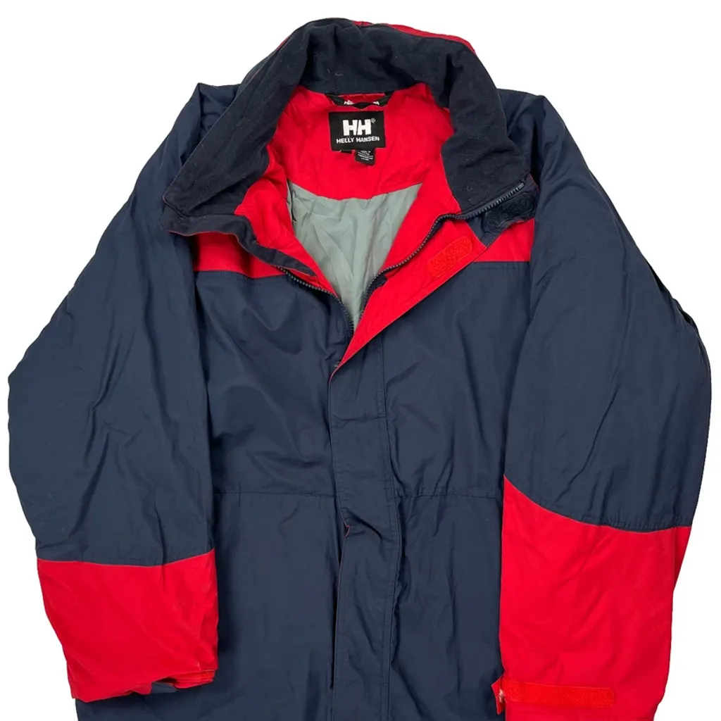 Helly Hansen Waterproof Ski Jacket - Large Navy Polyester - Image 5