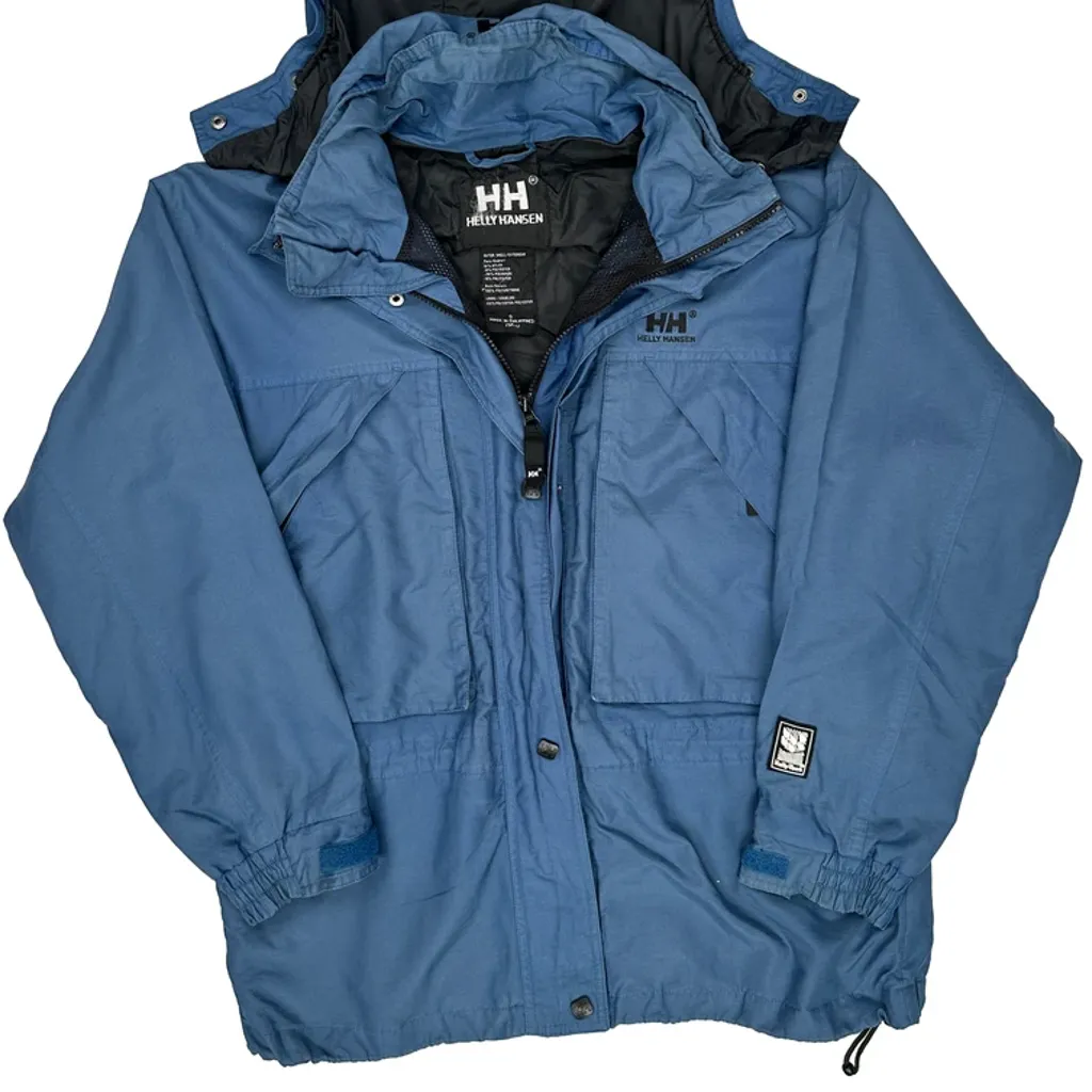 Helly Hansen Waterproof Jacket - Small Blue Nylon - Image 4