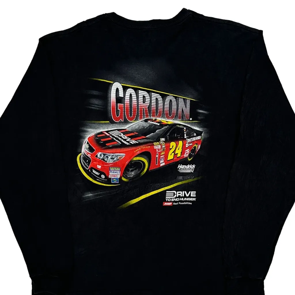 Hendrick Motorsports Nascar Long Sleeve T-Shirt - XL Black Cotton - Image 7