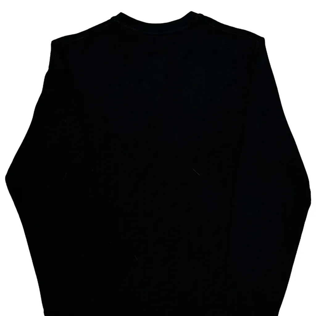 Henley Polo By Ralph Lauren Long Sleeve T-Shirt - Medium Black Cotton - Image 7