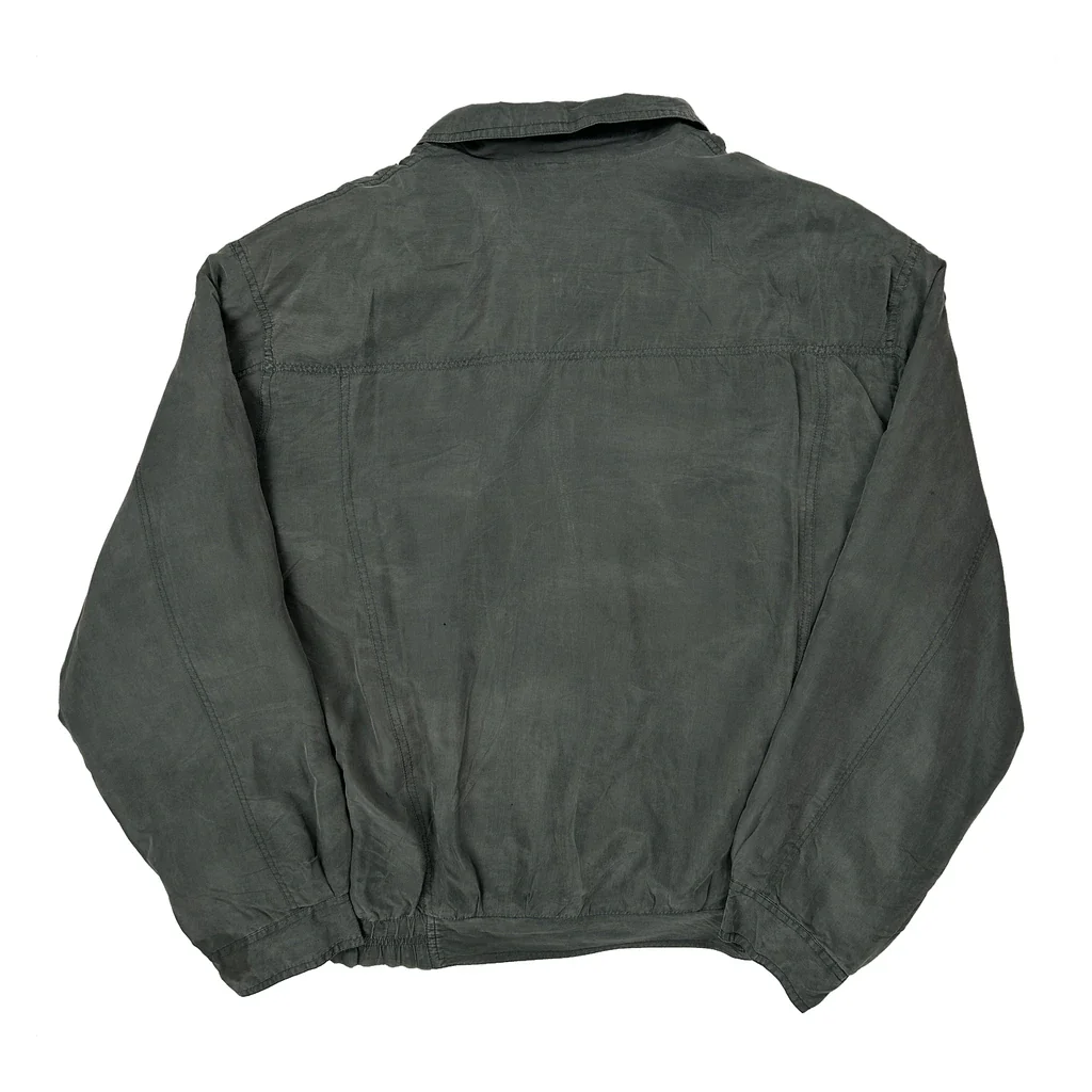 Henry Morell Bomber Jacket - XL Green Cotton - Image 2
