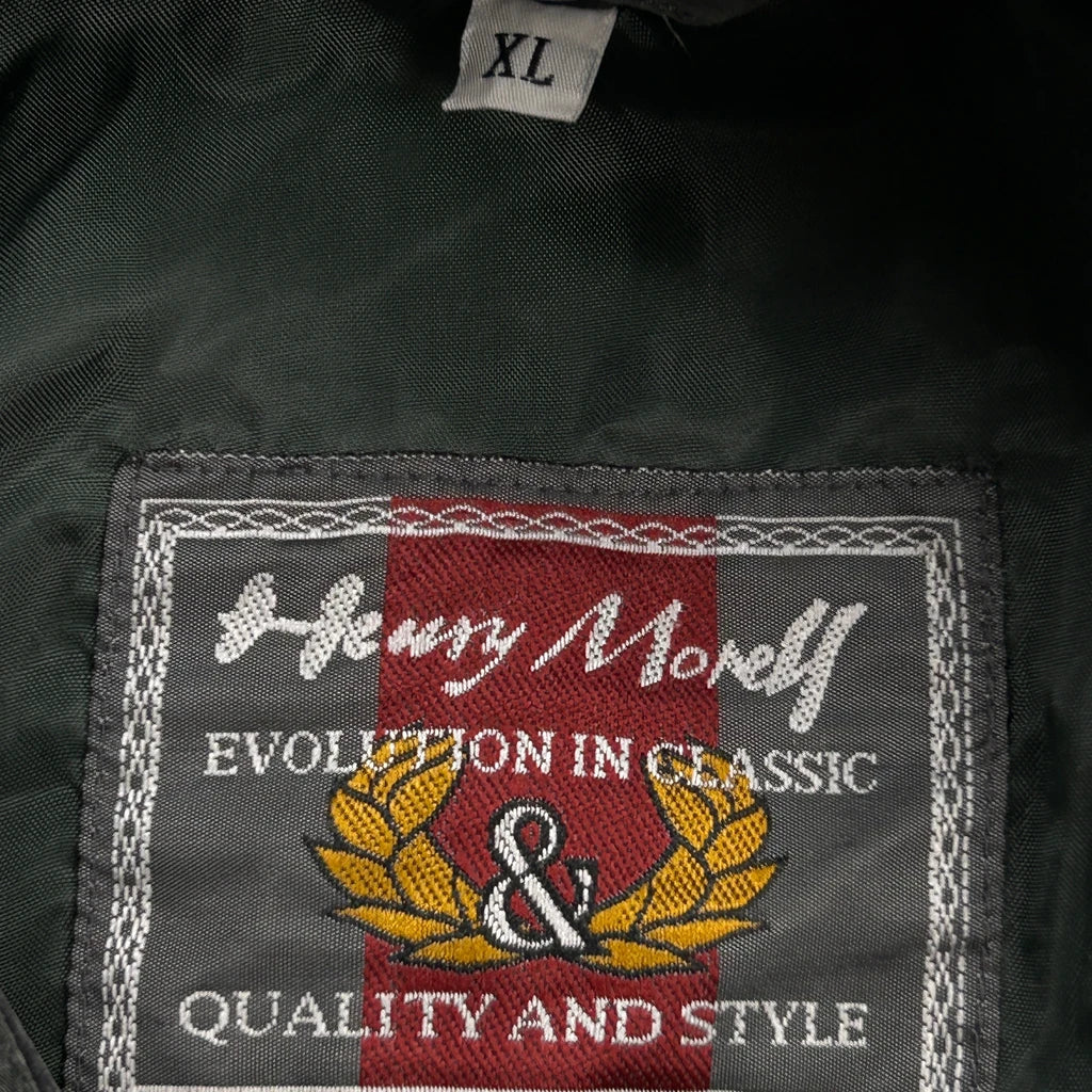 Henry Morell Bomber Jacket - XL Green Cotton - Image 3