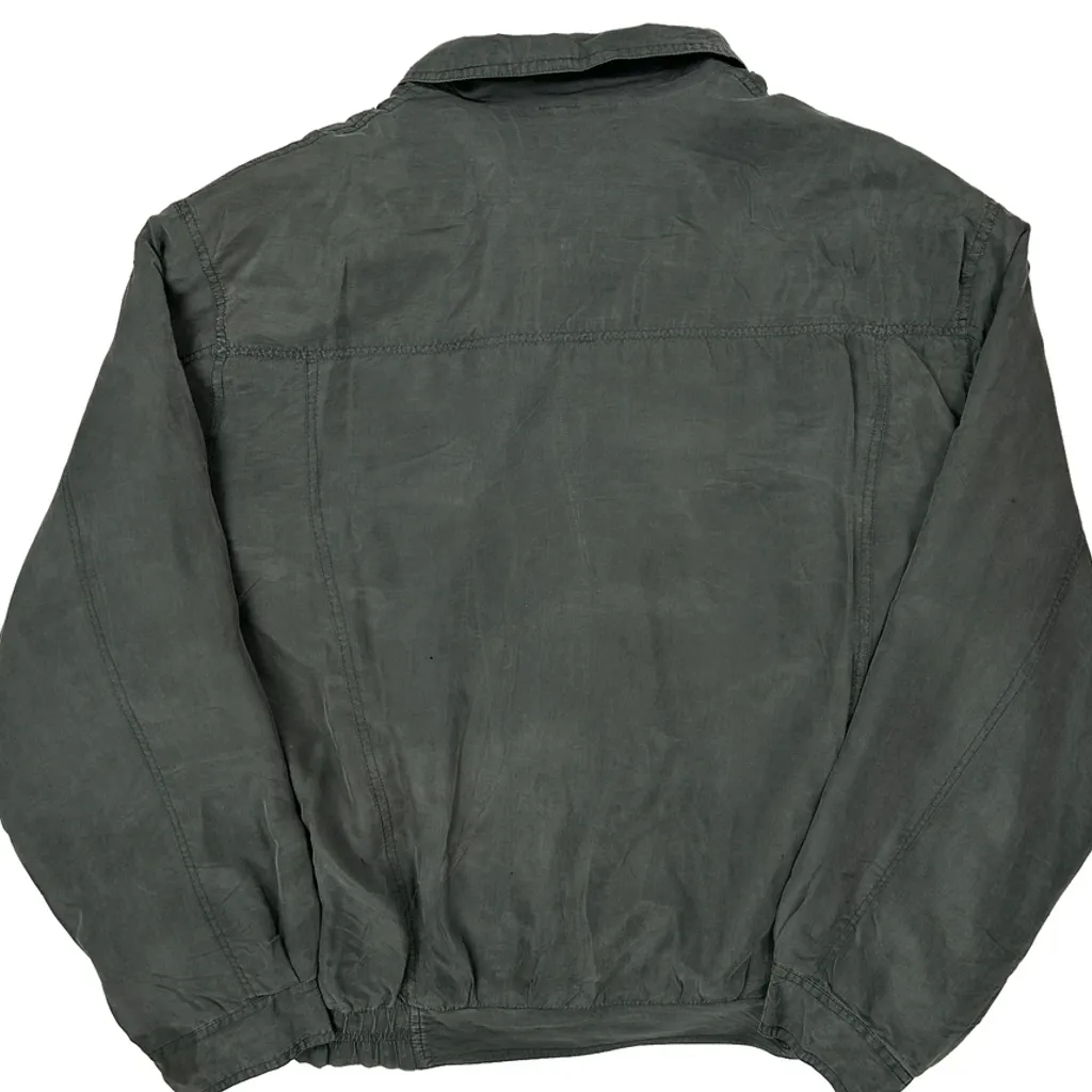Henry Morell Bomber Jacket - XL Green Cotton - Image 7