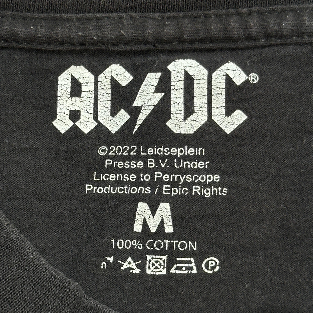 Highway To Hell North American Tour 1979 Ac/Dc Band T-Shirt - Medium Black Cotton - Image 3