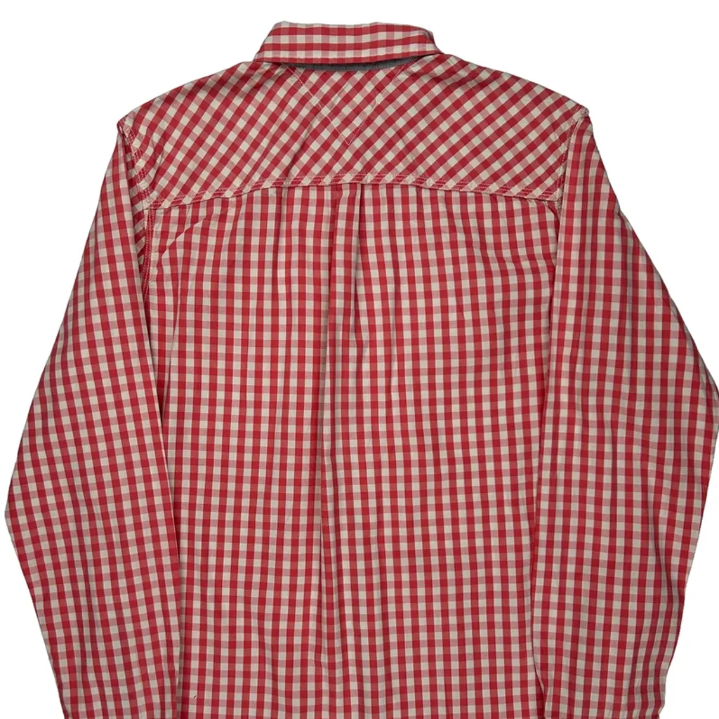 Hilfiger Denim Checked Shirt - Large Red Cotton - Image 7