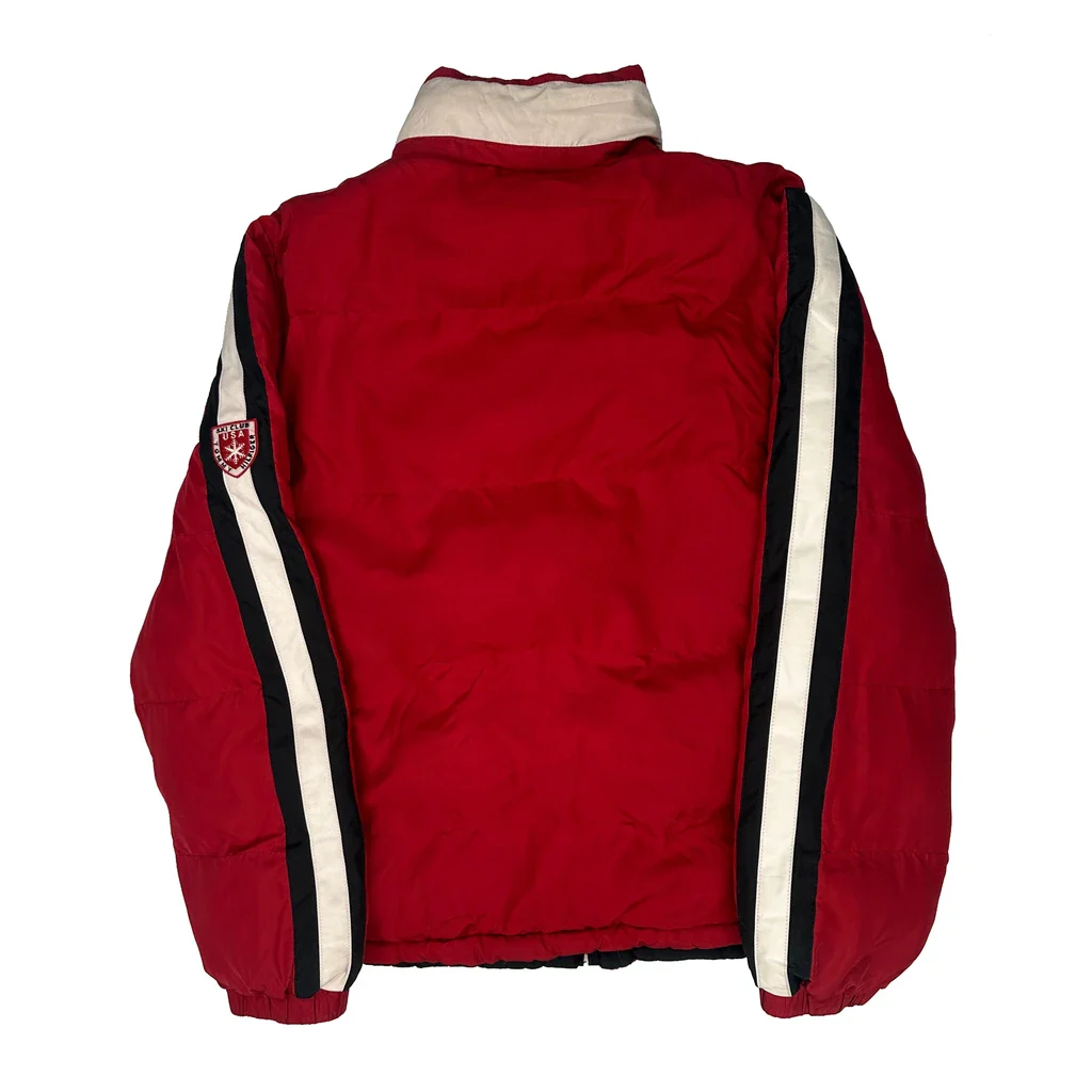 Hilfiger Sport Tommy Hilfiger Spellout Puffer - Small Red Polyester - Image 2