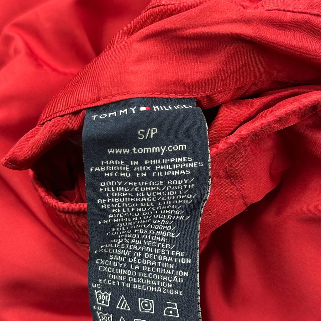 Hilfiger Sport Tommy Hilfiger Spellout Puffer - Small Red Polyester - Image 3