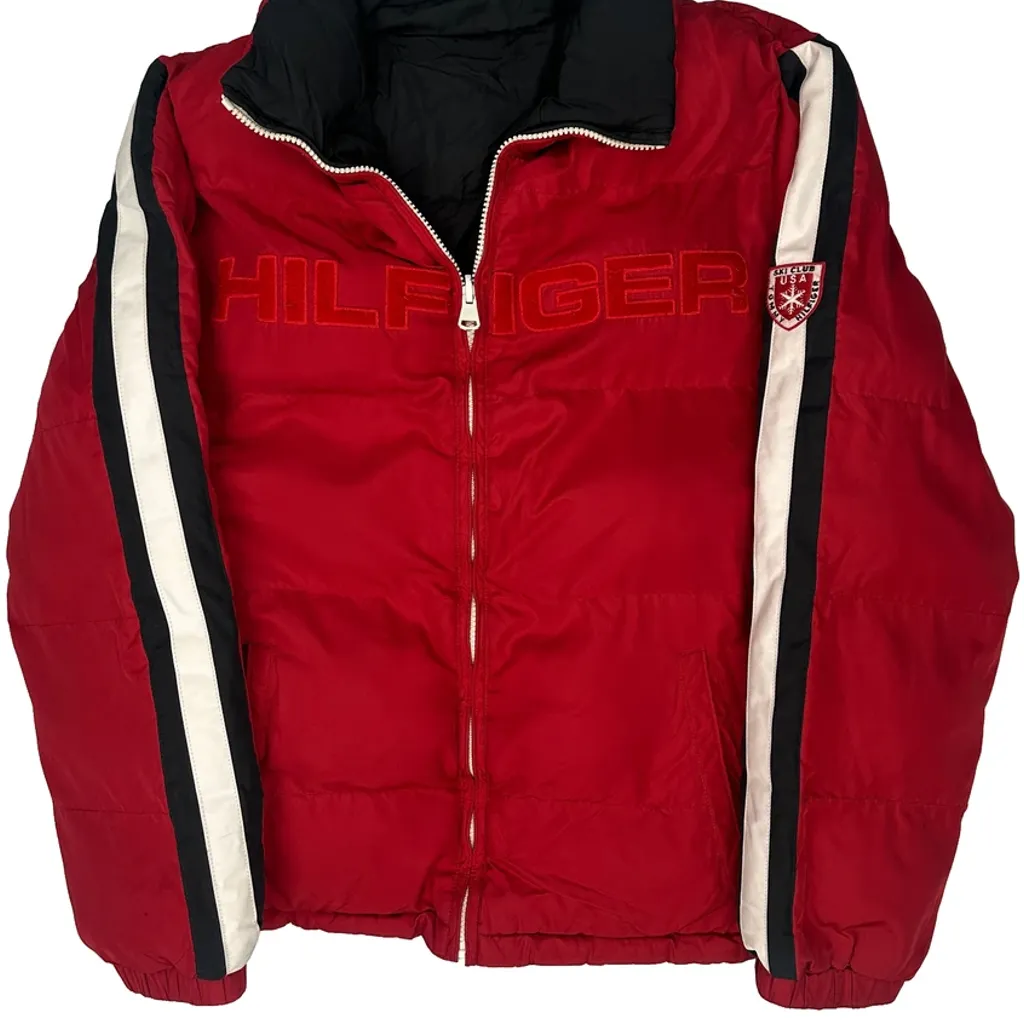 Hilfiger Sport Tommy Hilfiger Spellout Puffer - Small Red Polyester - Image 5