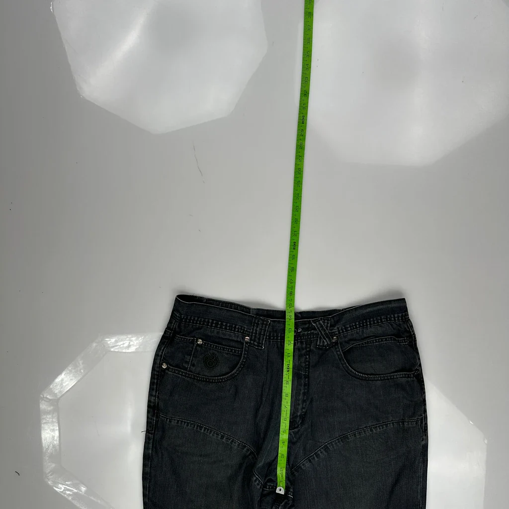 Hip Hop Eight 732 Cargo Jeans - 37W 30L Dark Wash Cotton - Image 4