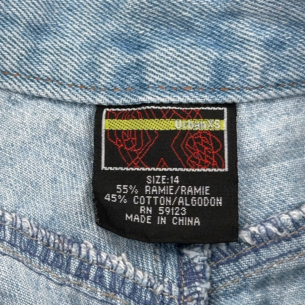 Hip Hop Urbanxs Cargo Jeans - 26W 29L Light Wash Cotton - Image 6