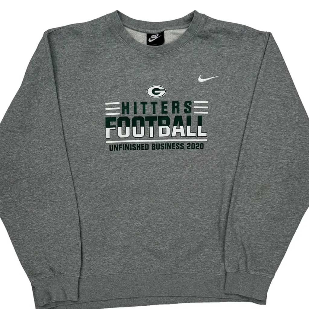 Hitters Football Nike Football Sweatshirt - XL Grey Cotton - Image 5