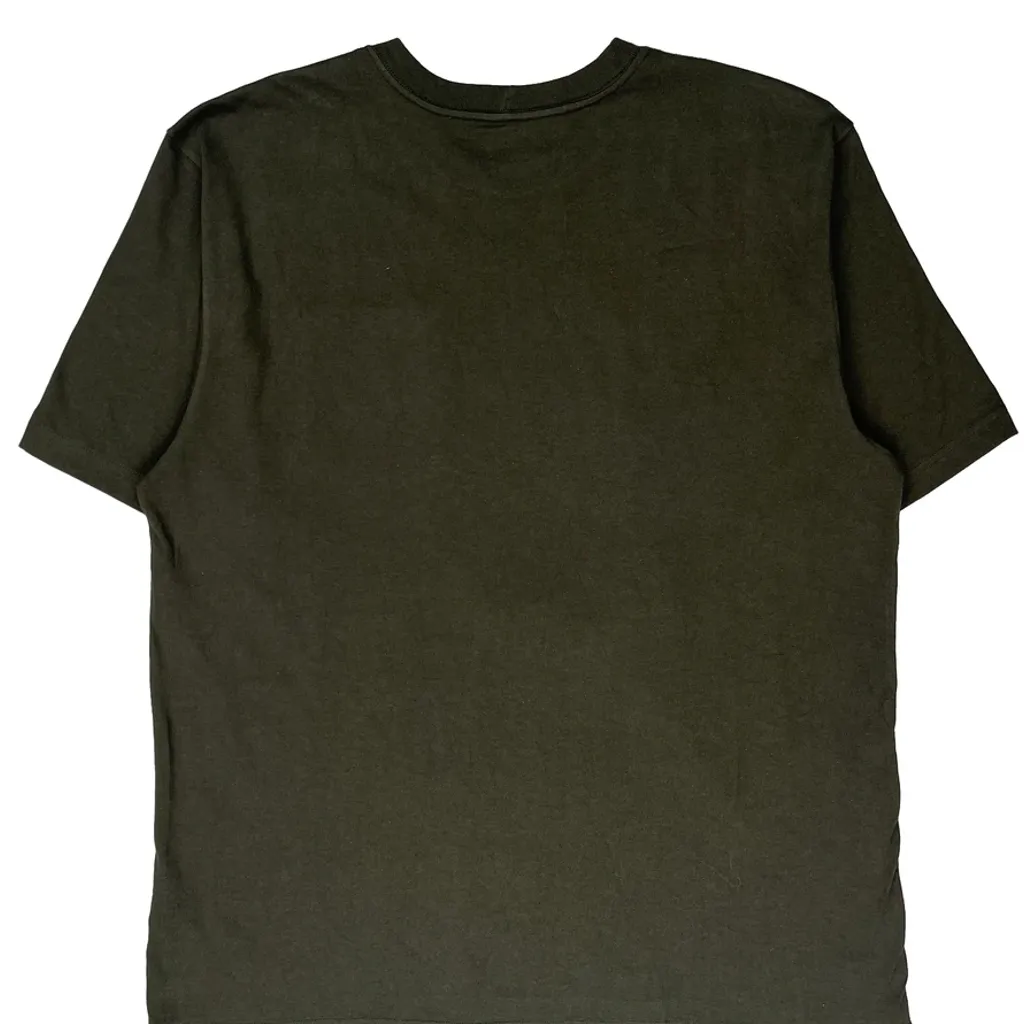 Hold The Line Carhartt T-Shirt - Large Green Cotton - Image 6