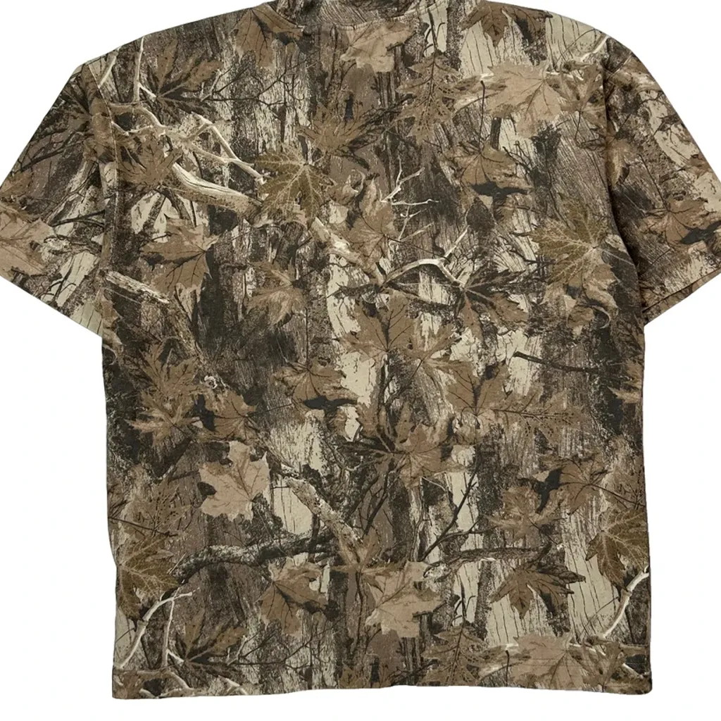Hollister Camo T-Shirt - Medium Brown Cotton - Image 6
