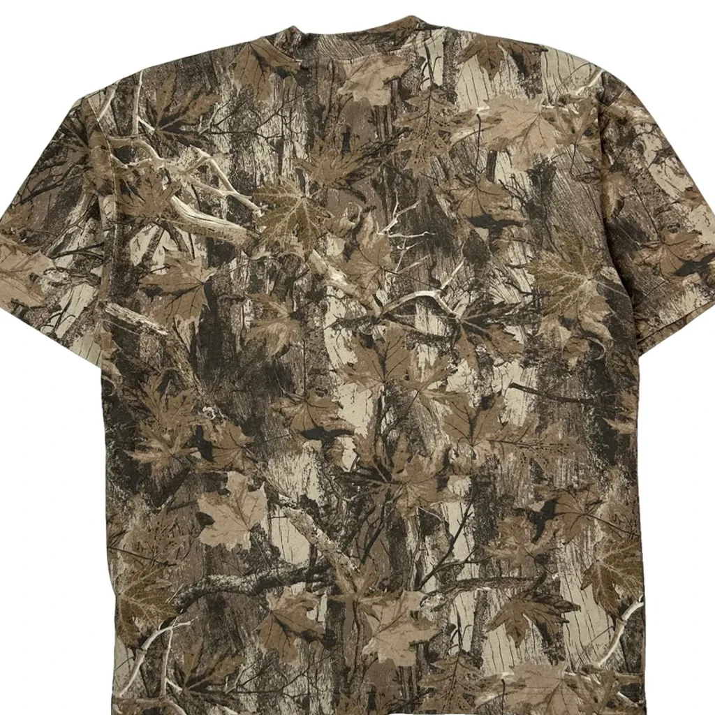 Hollister Camo T-Shirt - Medium Brown Cotton - Image 7