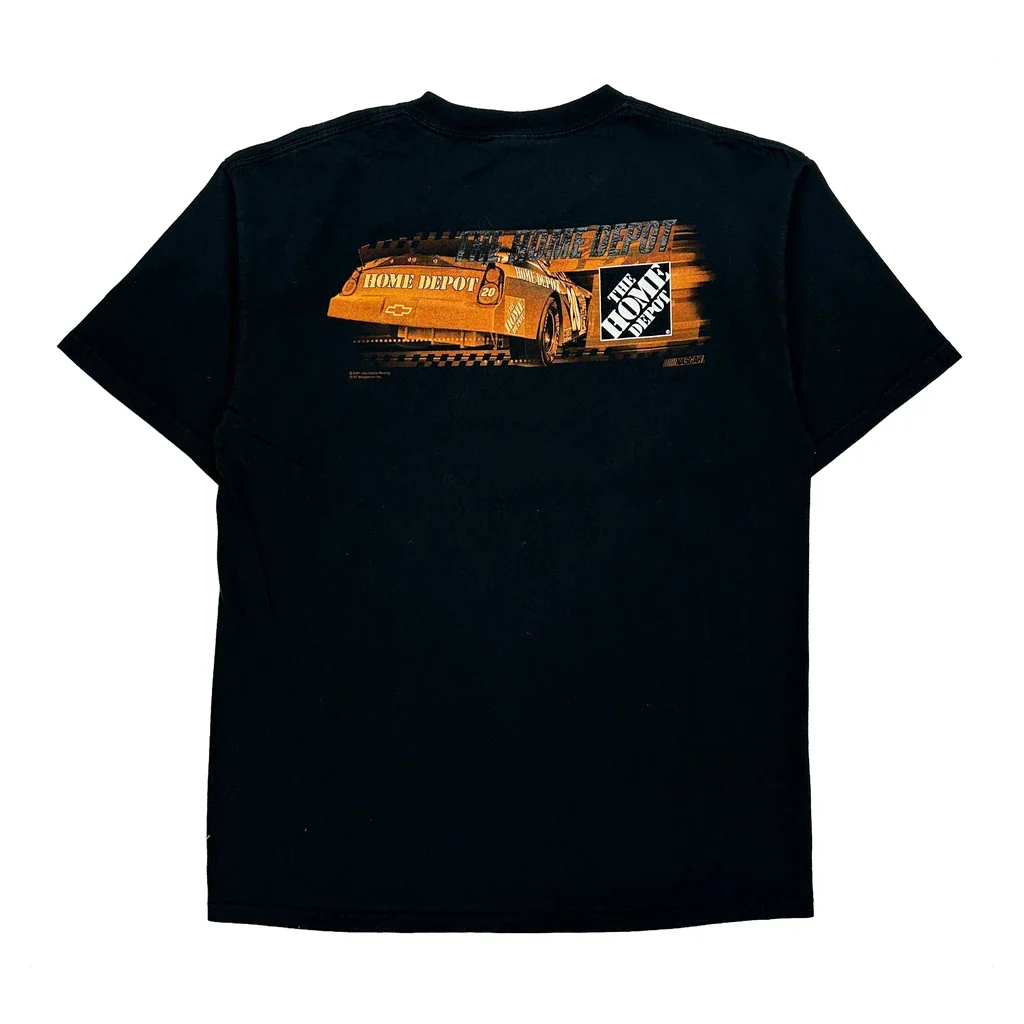Home Depot Racing Chase Authentics Nascar T-Shirt - Large Black Cotton - Image 2
