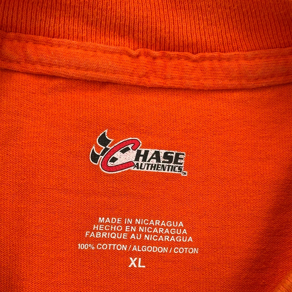 Home Depot Racing Chase Authentics Graphic T-Shirt - XL Orange Cotton - Image 3