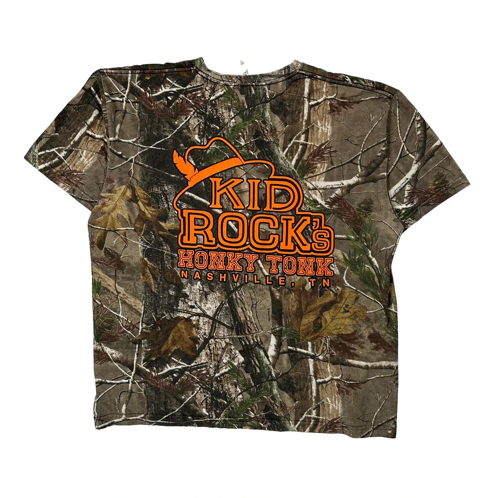Honky Tonk Code Five Camo T-Shirt - 2XL Camo Cotton - Image 2