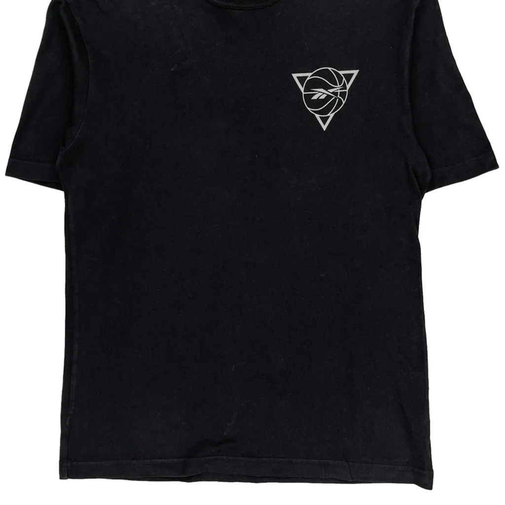 Hoops Camp 1999 Reebok Graphic T-Shirt - Medium Black Cotton - Image 5