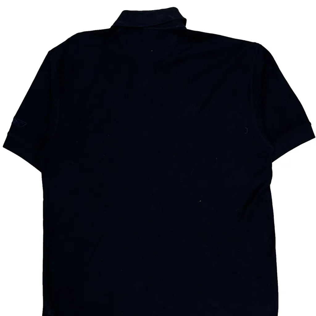 Horseshoe Logo Reebok Polo Shirt - Medium Black Cotton - Image 7