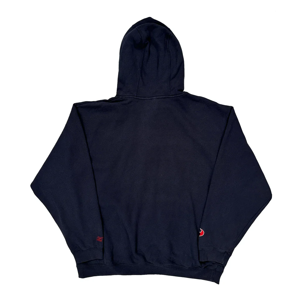 Houston Texans Reebok Nfl Hoodie - XL Navy Polyester - Image 2