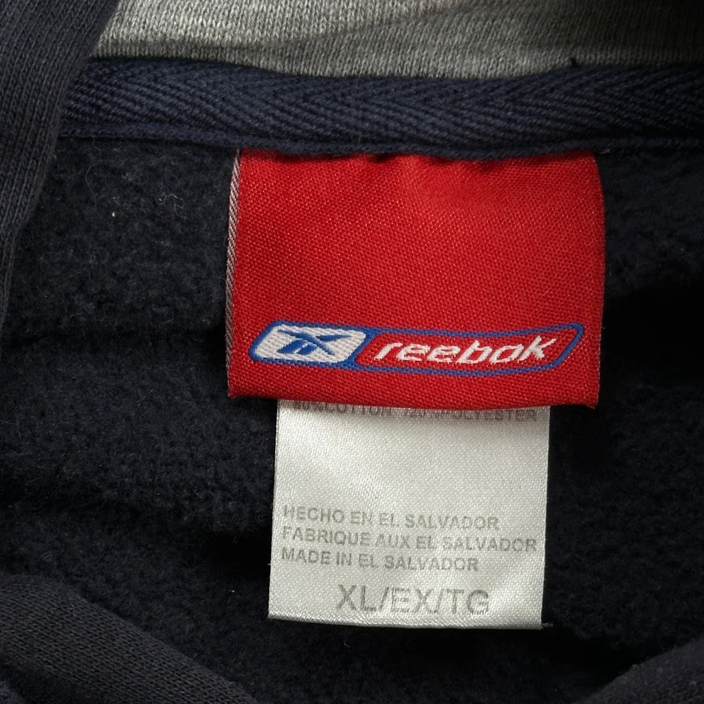 Houston Texans Reebok Nfl Hoodie - XL Navy Polyester - Image 3