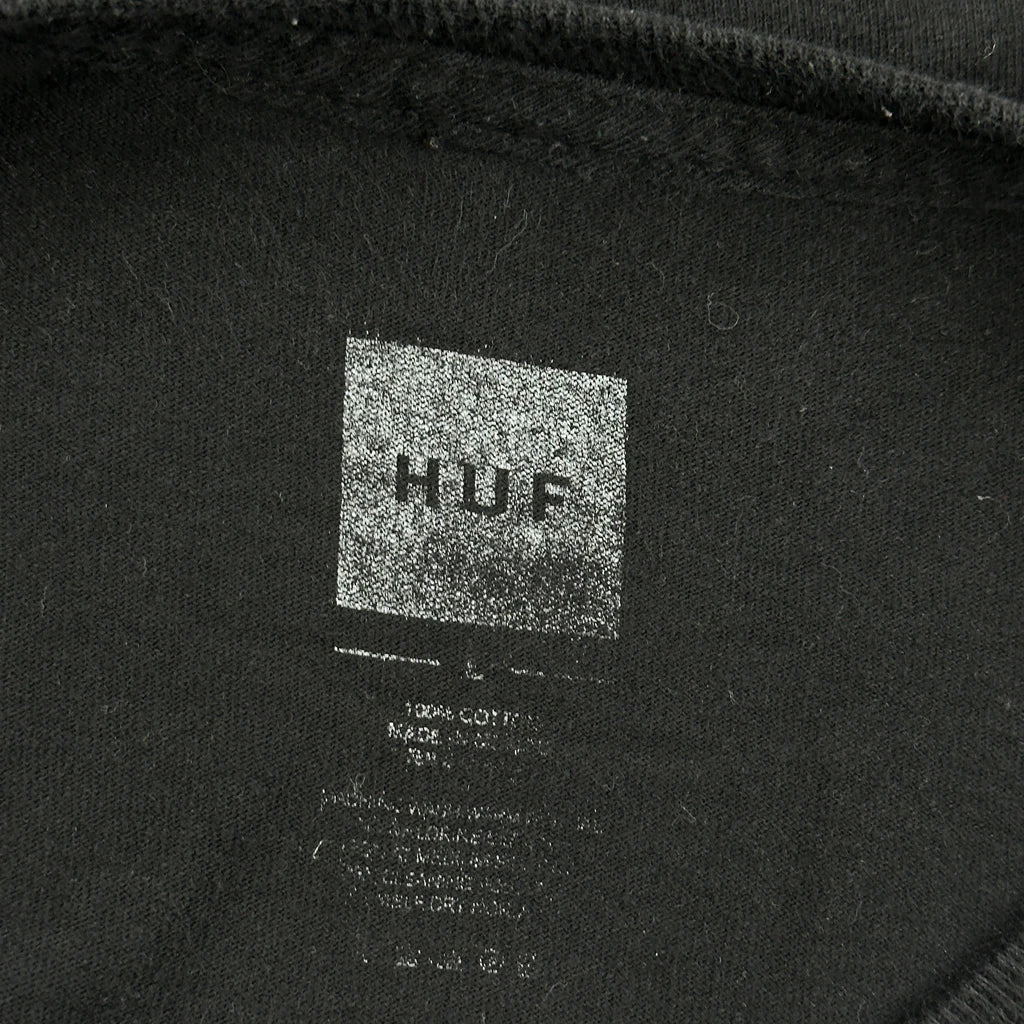 Huf Graphic T-Shirt - Medium Black Cotton - Image 3