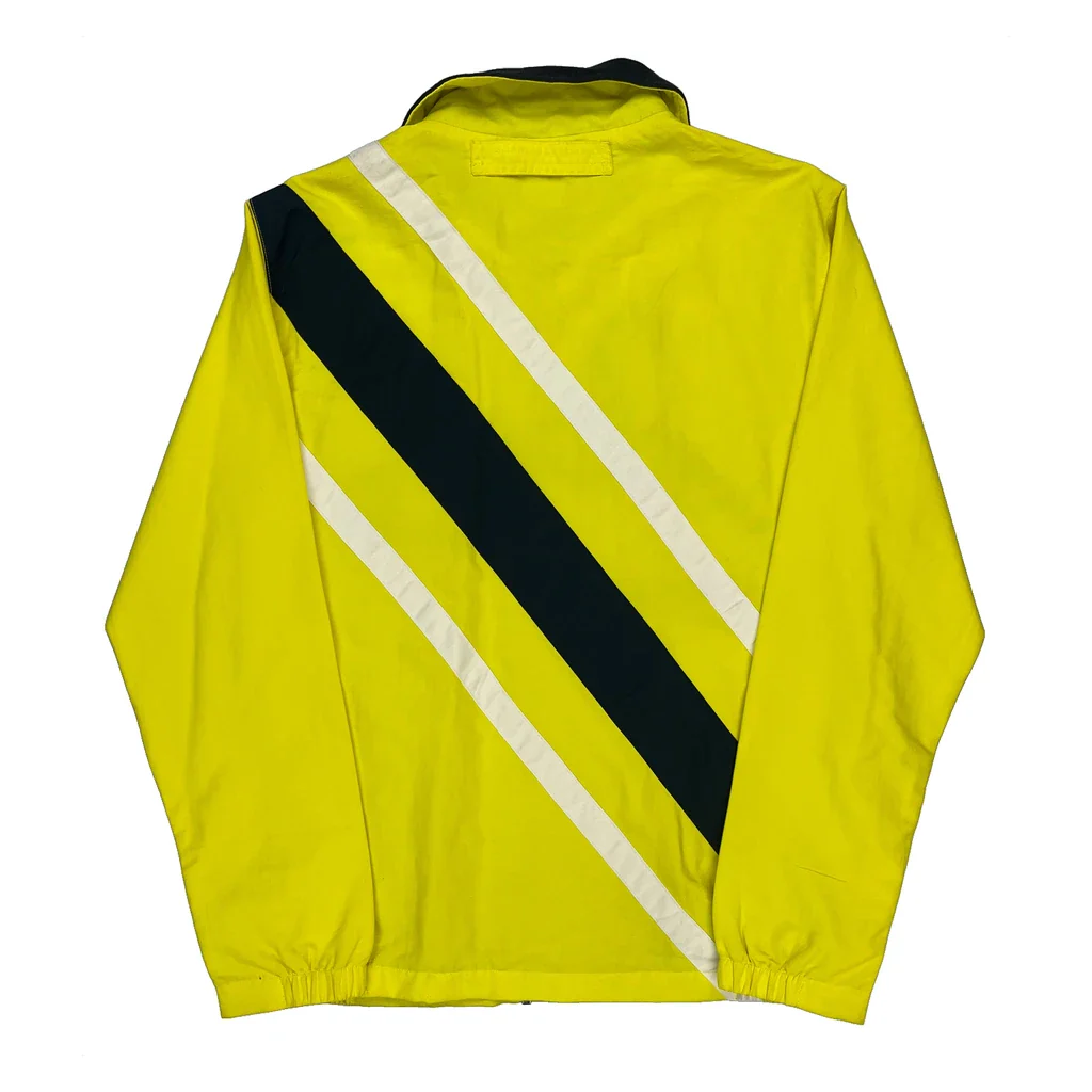Huf Striped Windbreaker - Medium Yellow Polyester - Image 2