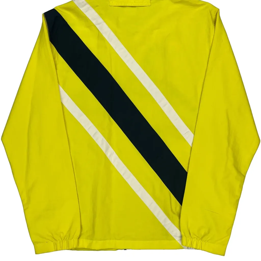 Huf Striped Windbreaker - Medium Yellow Polyester - Image 6