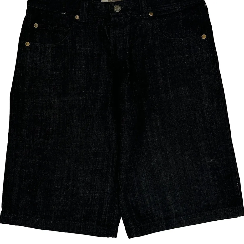 Hugo Boss Baggy Denim Shorts - 36W 10L Black Denim - Image 10