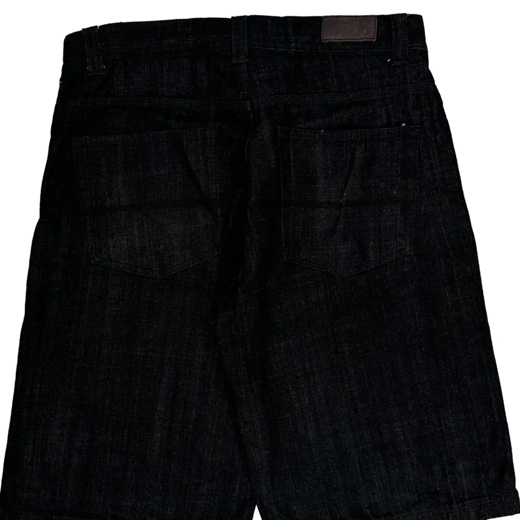 Hugo Boss Baggy Denim Shorts - 36W 10L Black Denim - Image 7