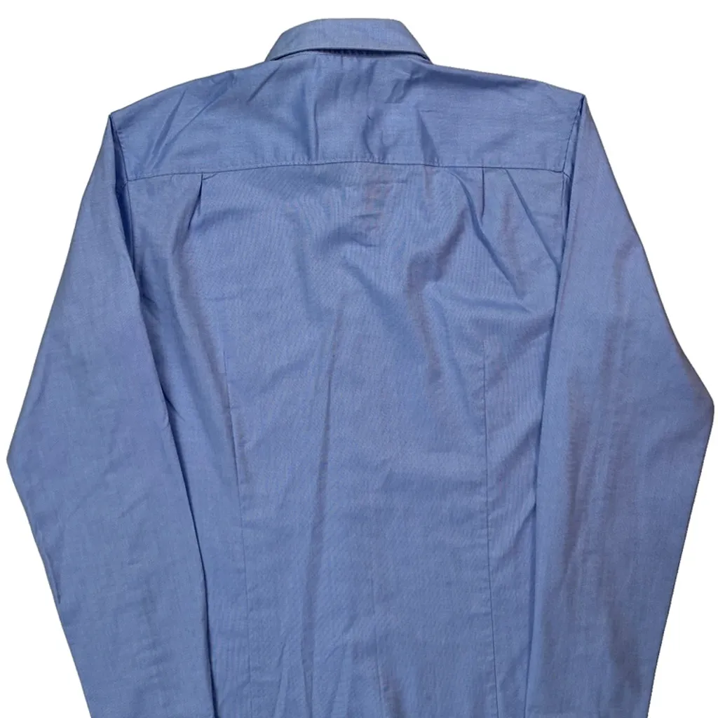 Hugo Boss Slim Shirt - Medium Blue Cotton - Image 7
