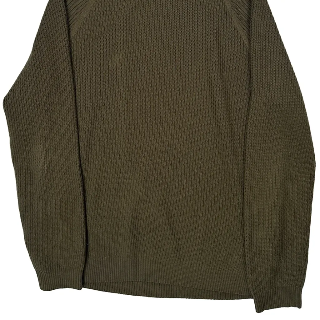 Hugo Boss Sweater - Large Green Wool - Image 8