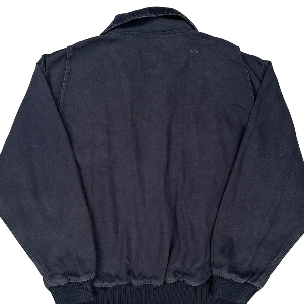 Humboldt Bay Power Plant Unbranded Detroit Style Workwear Jacket - XL Navy Cotton - Image 7
