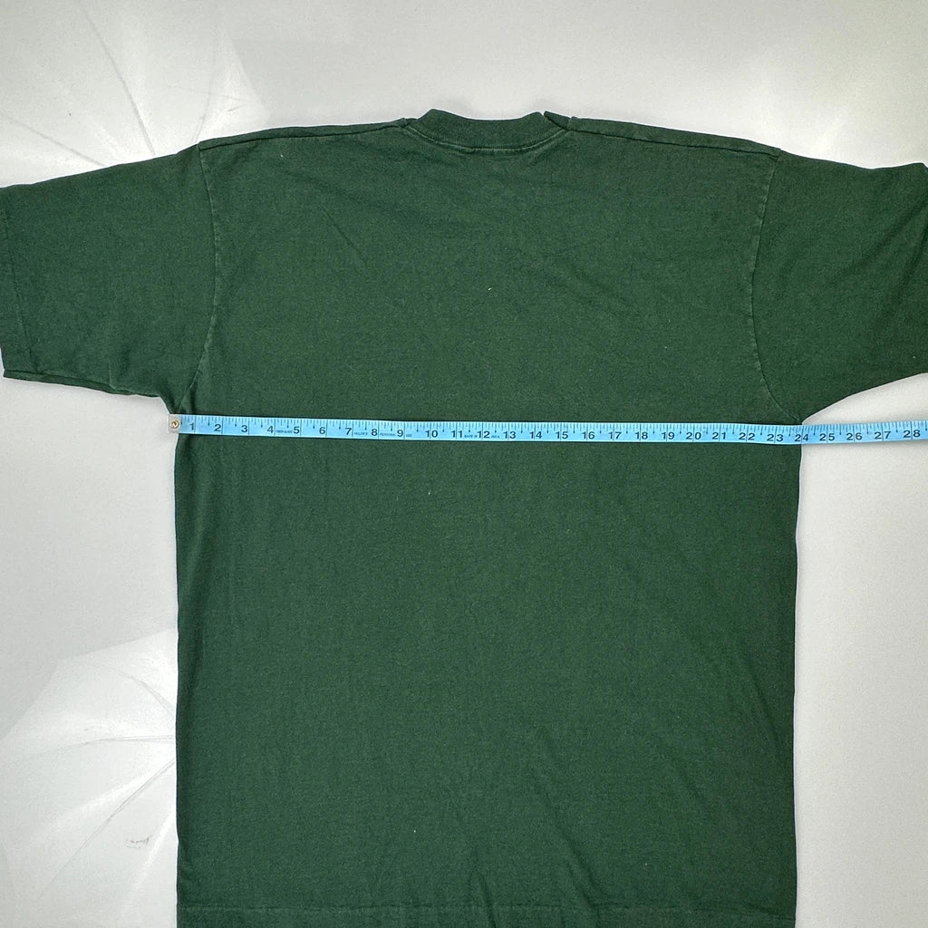 Humorous Quote Unbranded Single Stitch T-Shirt - XL Green Cotton - Image 3