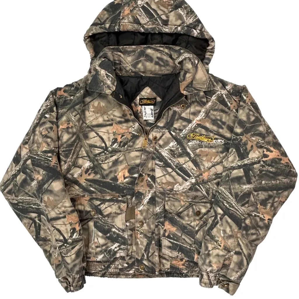 Hunting Matthews Jacket - Large Camo Cotton - Image 5