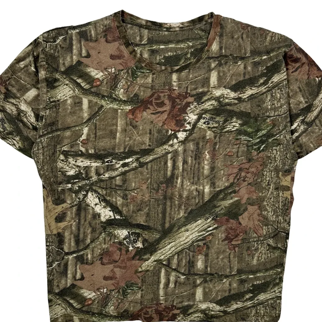 Hunting Mossy Oak T-Shirt - Large Camo Cotton - Image 4