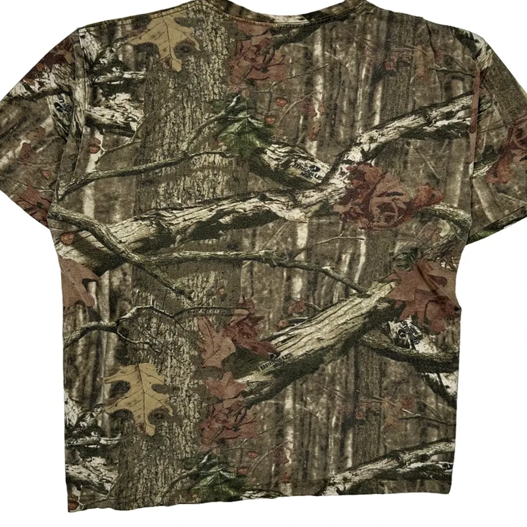 Hunting Mossy Oak T-Shirt - Large Camo Cotton - Image 6