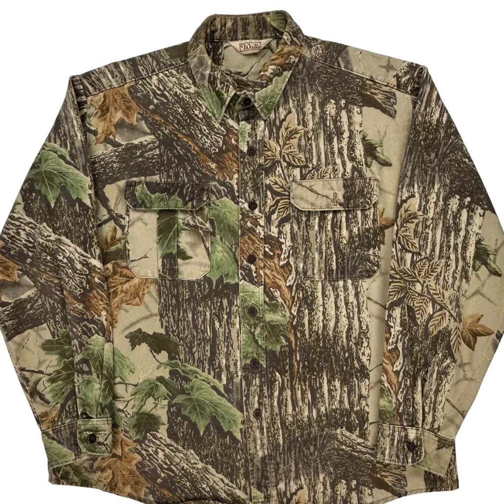 Hunting Realtree Camo Shirt - 2XL Camo Cotton - Image 4