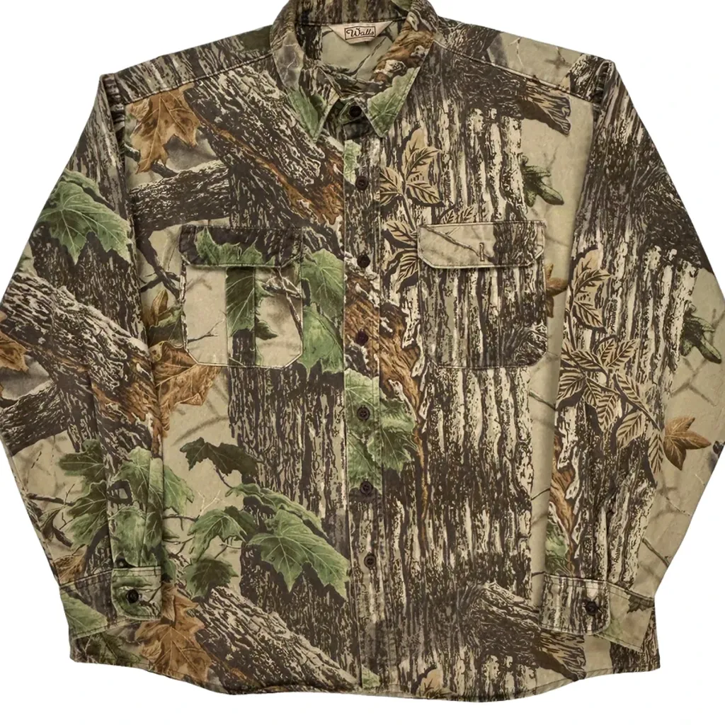 Hunting Realtree Camo Shirt - 2XL Camo Cotton - Image 5