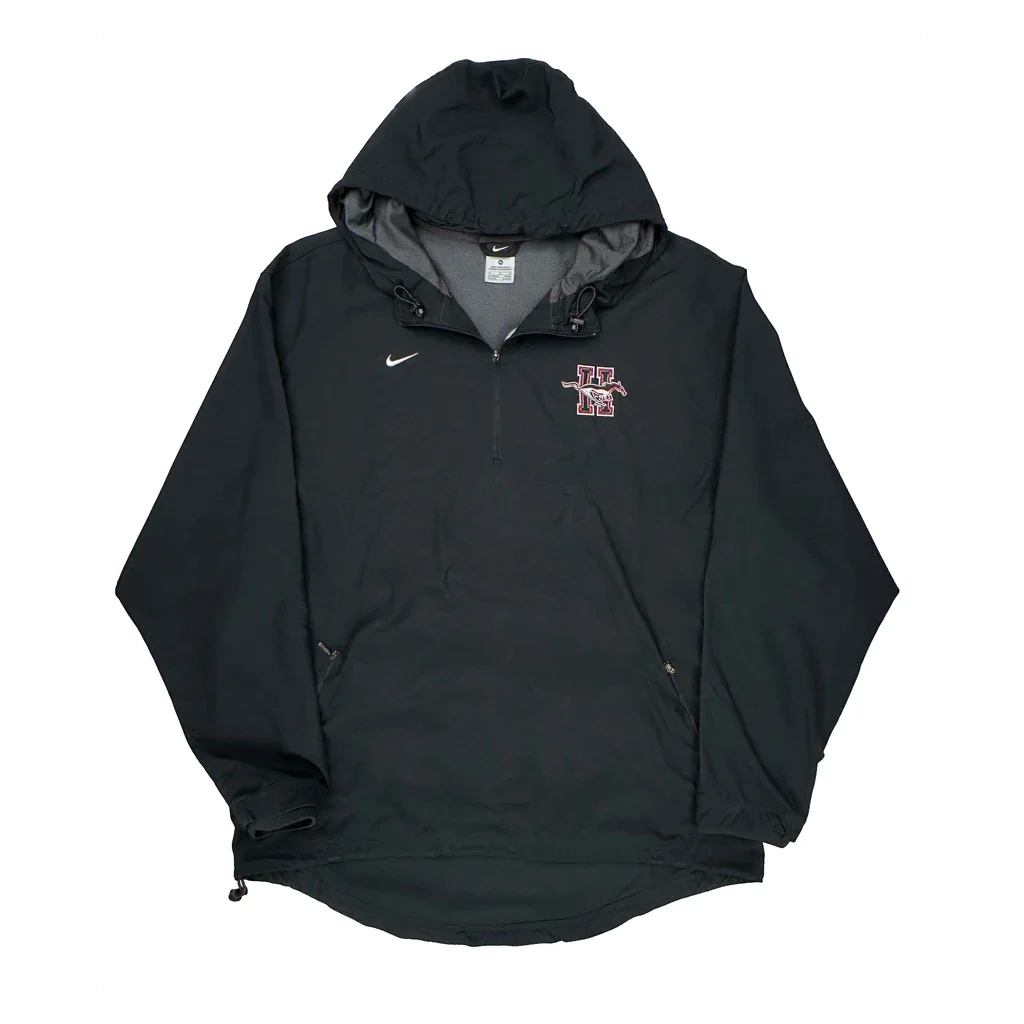 Huntley Mustangs Nike Graphic Windbreaker - XL Black Polyester