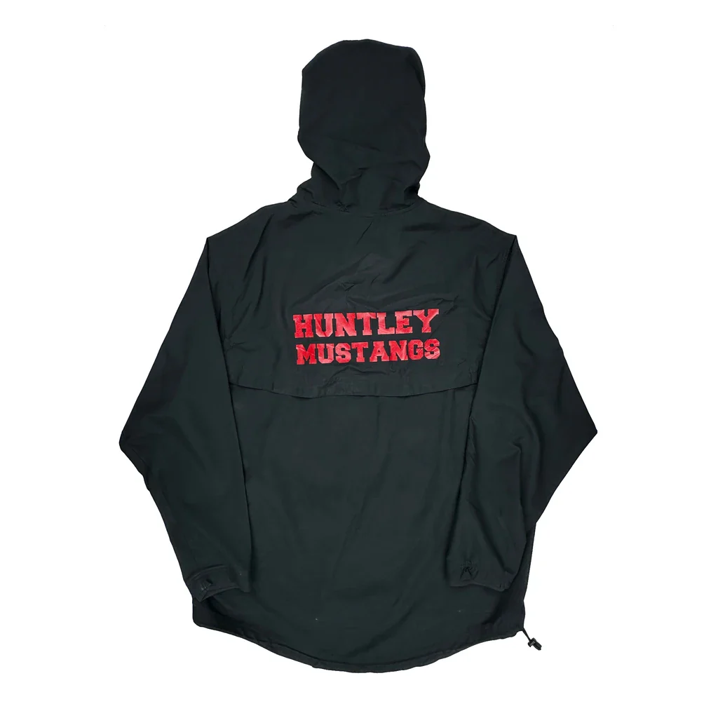 Huntley Mustangs Nike Graphic Windbreaker - XL Black Polyester - Image 2