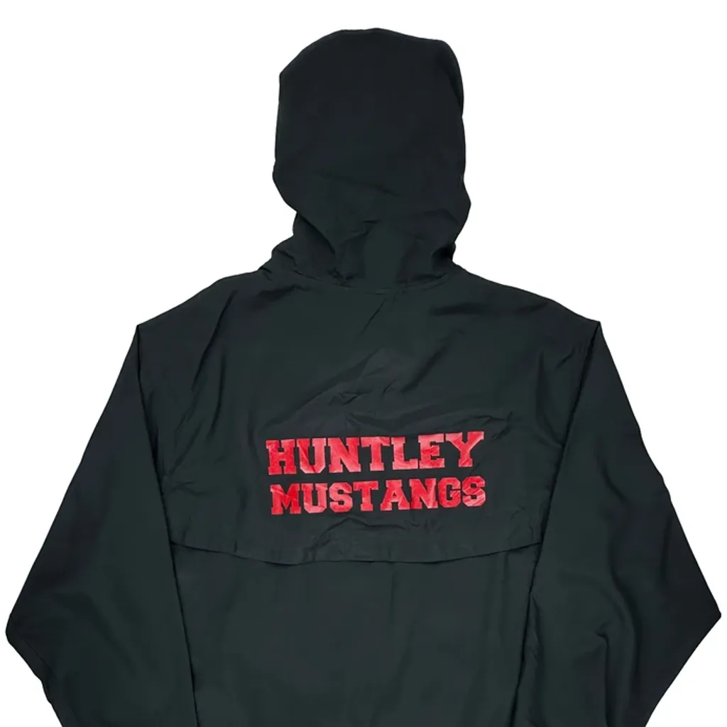Huntley Mustangs Nike Graphic Windbreaker - XL Black Polyester - Image 6