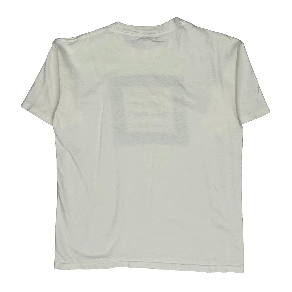 I Hate Golf Winona Graphic T-Shirt - Large White Cotton - Image 2