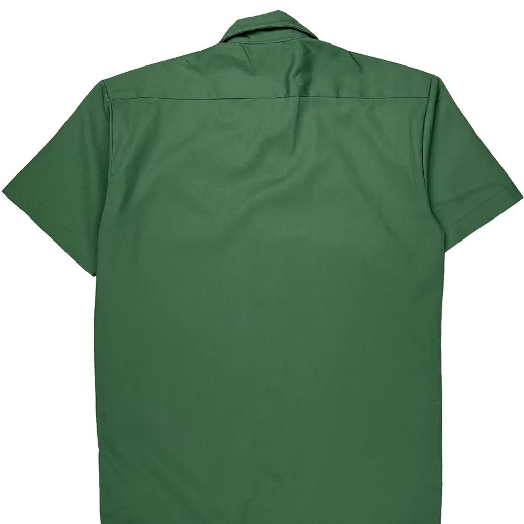 Icons Dickies Short Sleeve Shirt - Small Green Polyester - Image 6